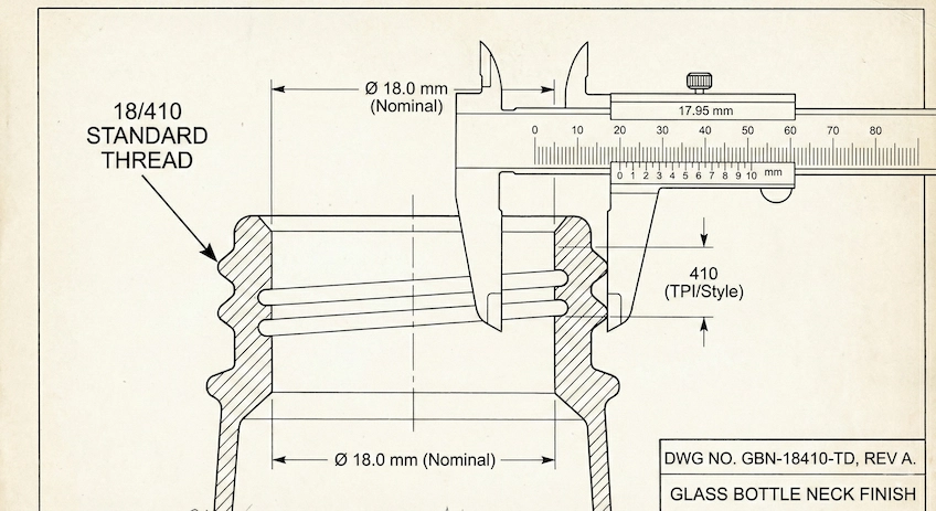 glass bottle neck finish standards