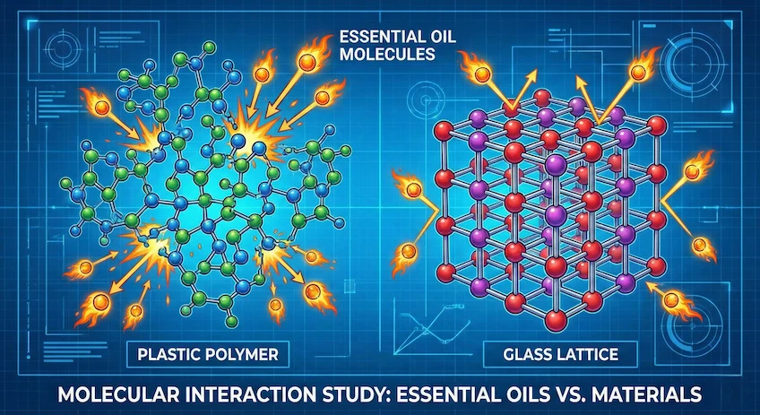 glass vs plastic roller bottle essential oil comparison