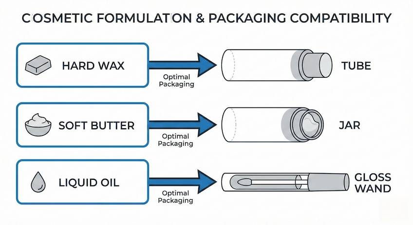 Matching Viscosity to Packaging: Stick vs. Pot vs. Wand lip balm formula viscosity guide