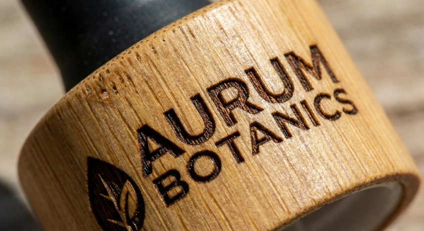 minimalist laser engraved bamboo cosmetic packaging