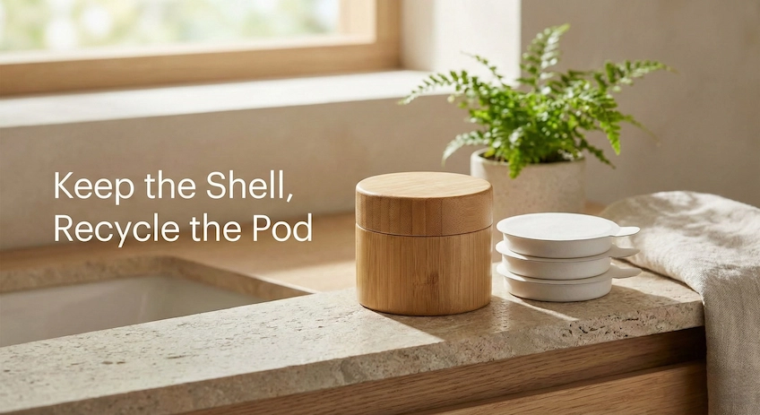 The Future of Packaging: Refillable Pod Systems eco-friendly refillable cosmetic jar system