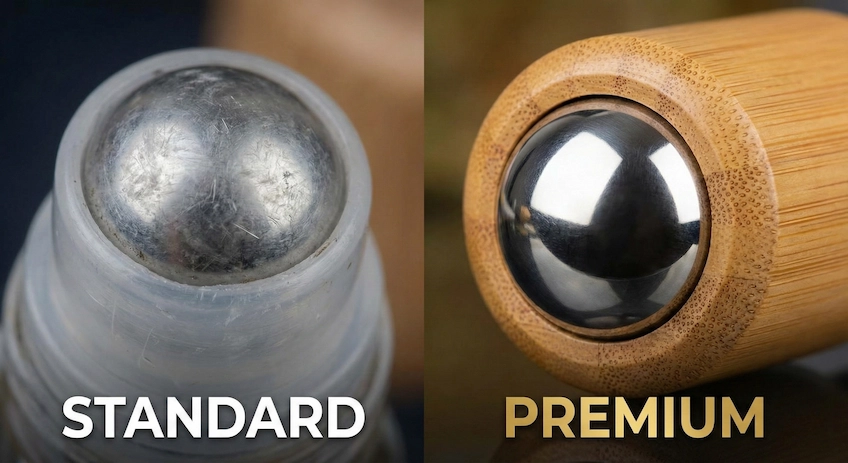 stainless steel roller ball vs plastic comparison