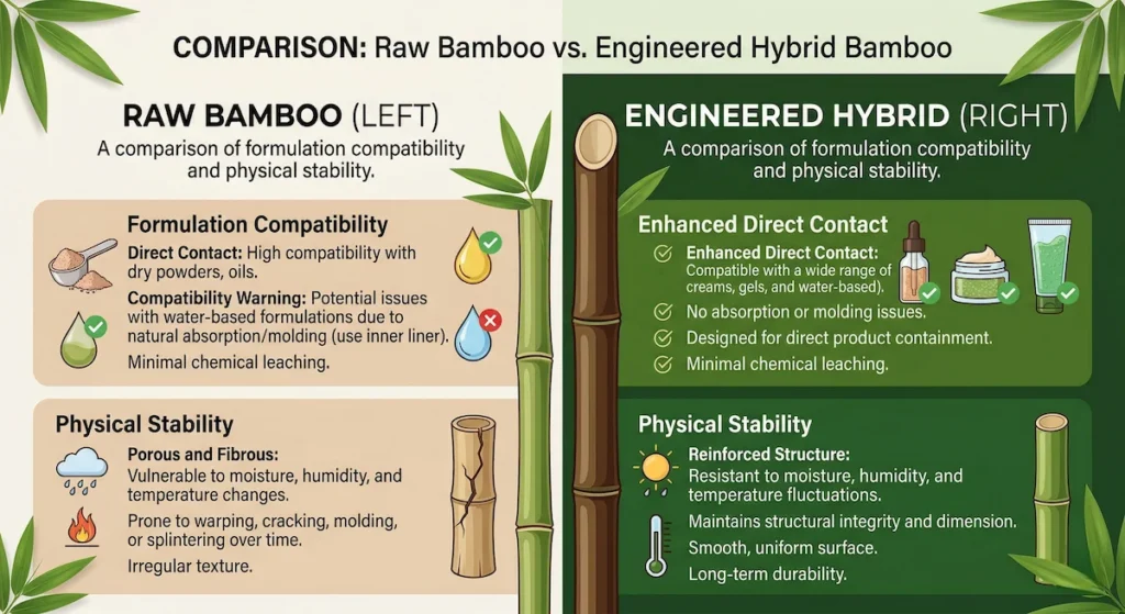 Can You Put Water-Based Lotions Directly in Bamboo Jars? (The Truth About Formulation Compatibility)