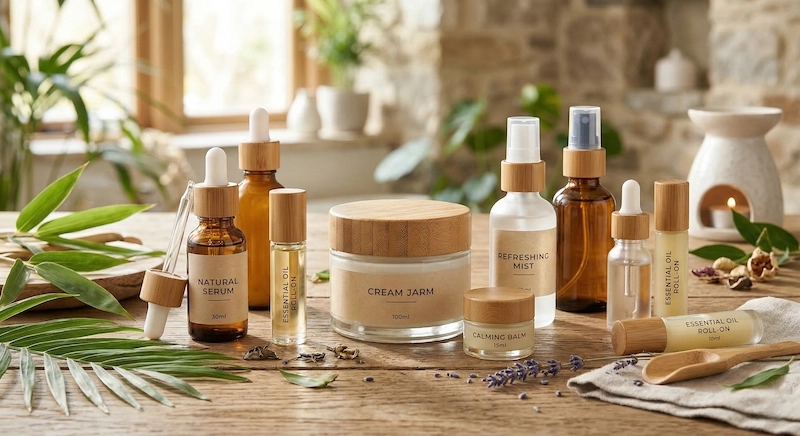 Wholesale sustainable skincare packaging collection